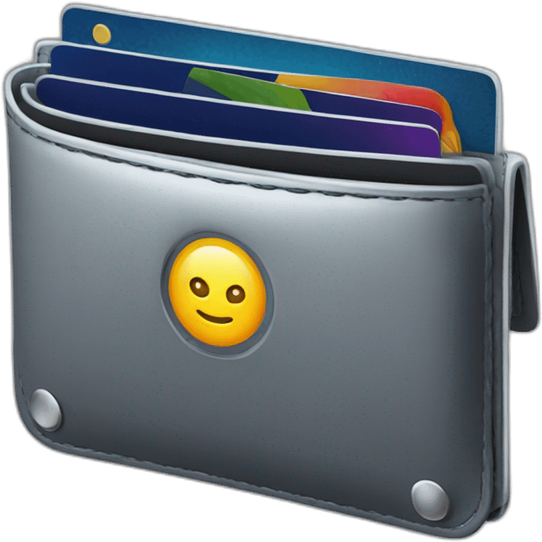 futuristic wallet emoji