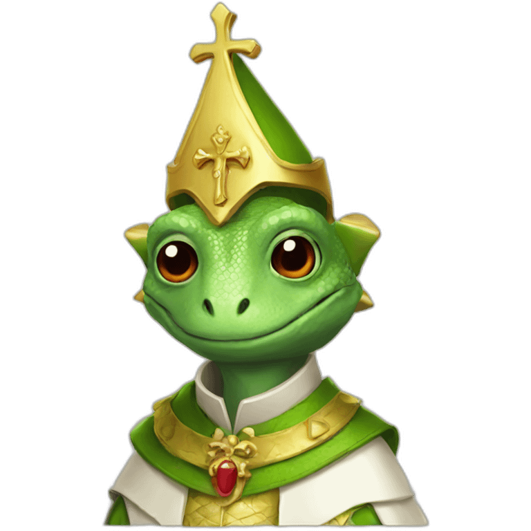 lizard pope emoji