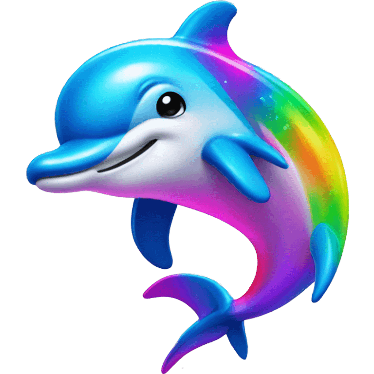 Lisa Frank dolphin  emoji