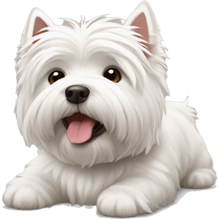 Westie fat emoji