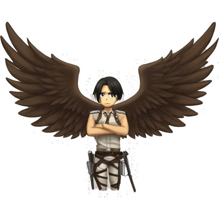 Wings of freedom symbol attack on titan emoji