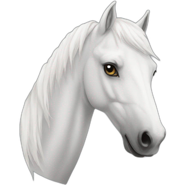 white horse emoji