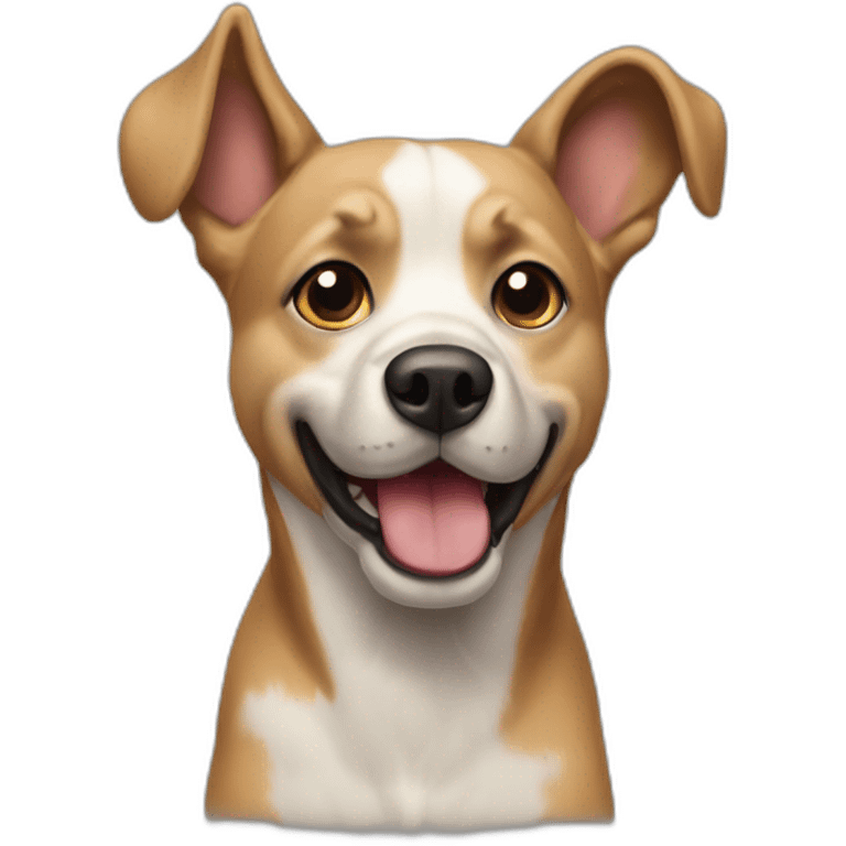 Chien qui joue a la play emoji