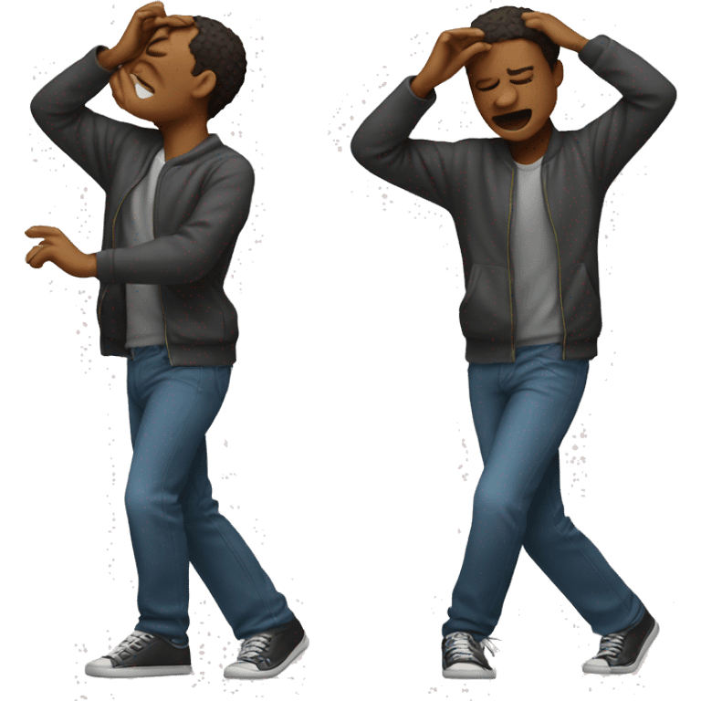 person doing the dab  emoji