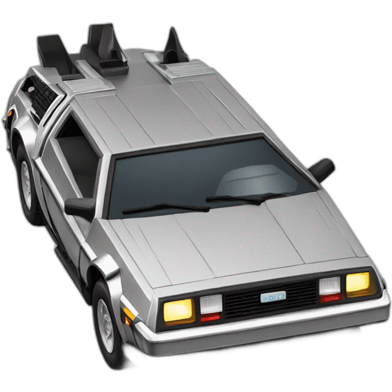 Dolorean car emoji