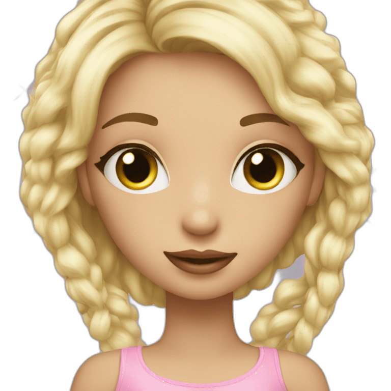 girl-with-manicure-long-eyelashes-and-blond-sparkling-hair-fasepalm emoji