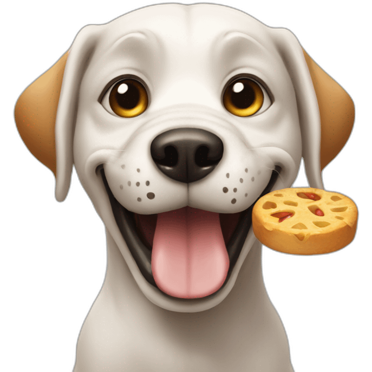 naughty hungry dog emoji