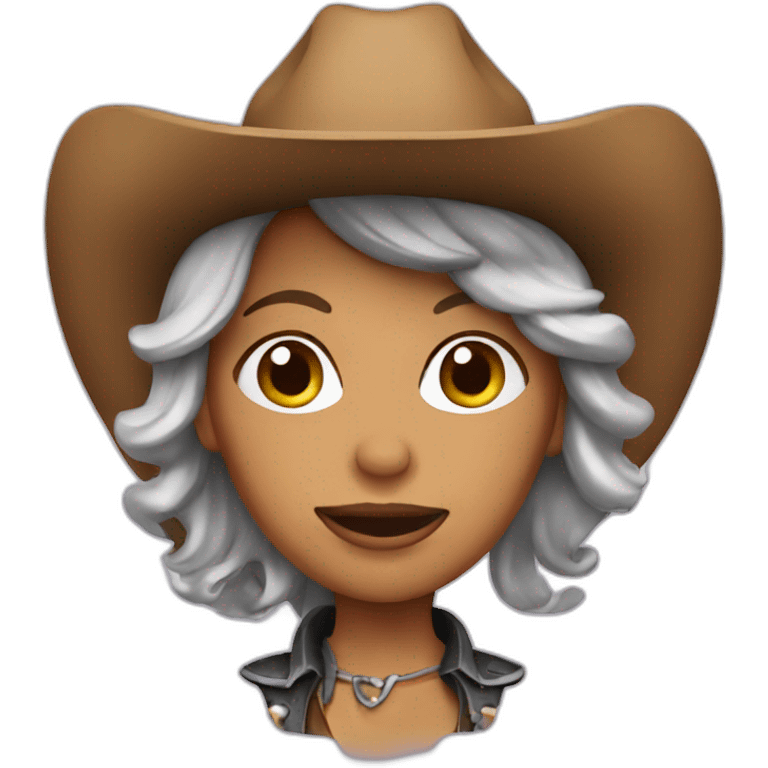 lady Cowboy emoji