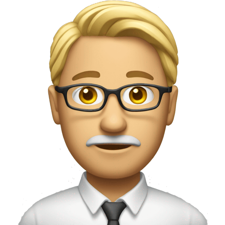 the person is an analyst emoji