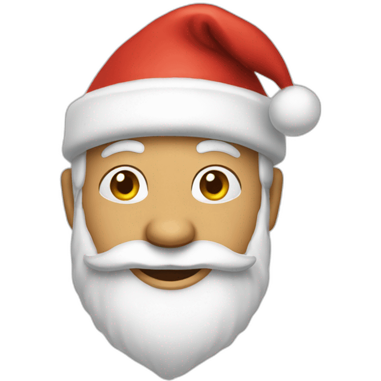 happy santa emoji