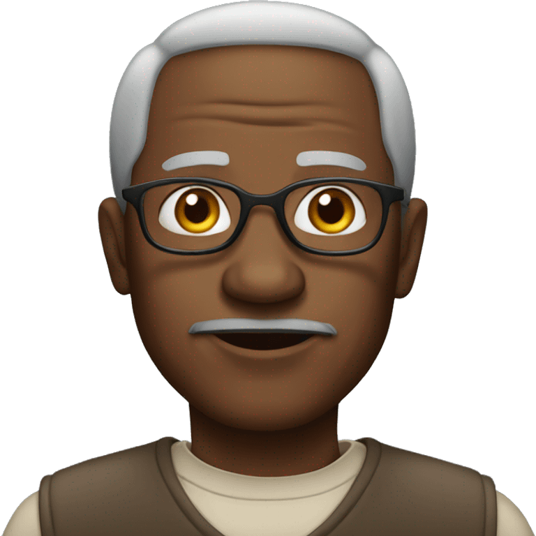 old black man emoji