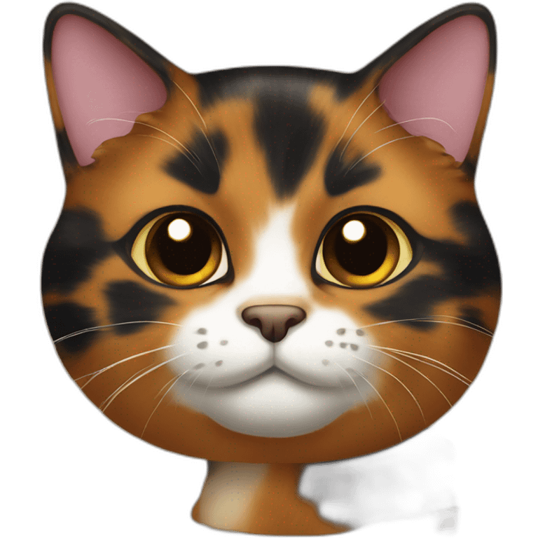 tortoiseshell cat emoji