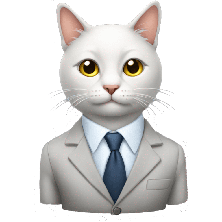 cat in business suit emoji