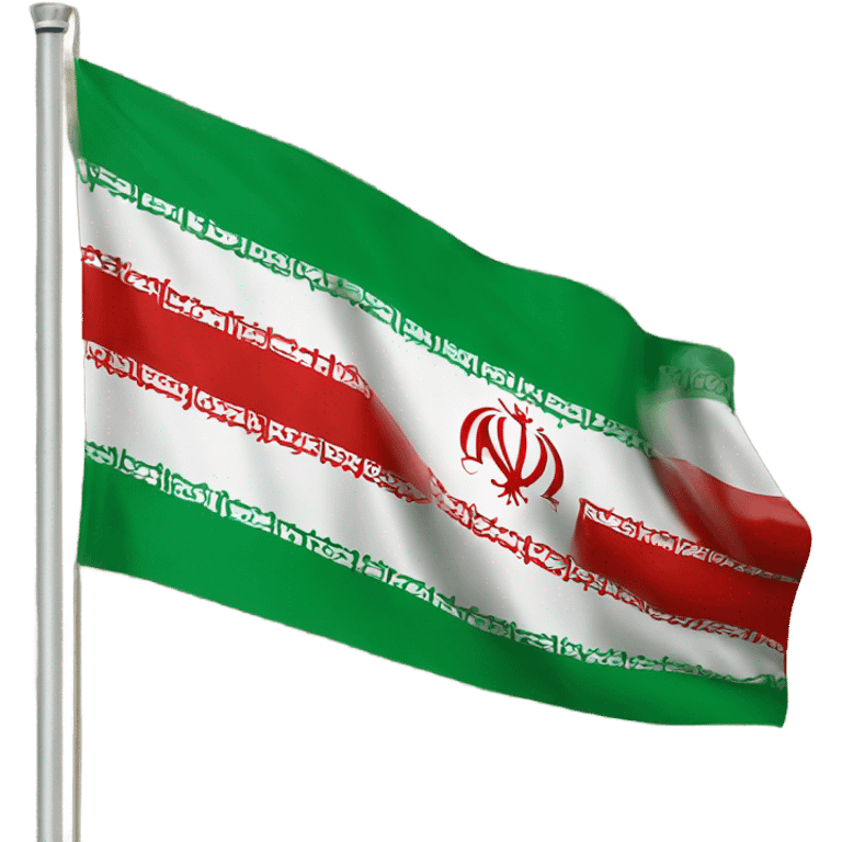 Iran flag with lion  emoji