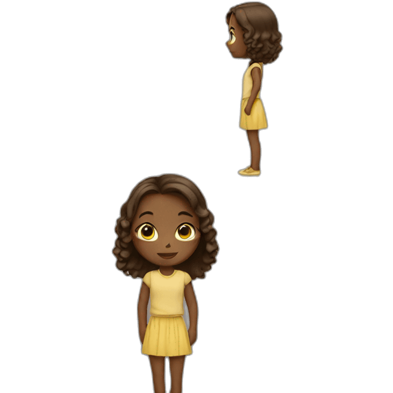 girl standing emoji