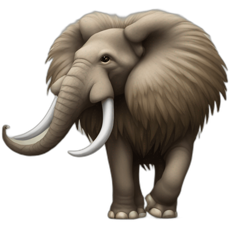 An eagle with horse legs. lion's mane and elephant's trunk emoji