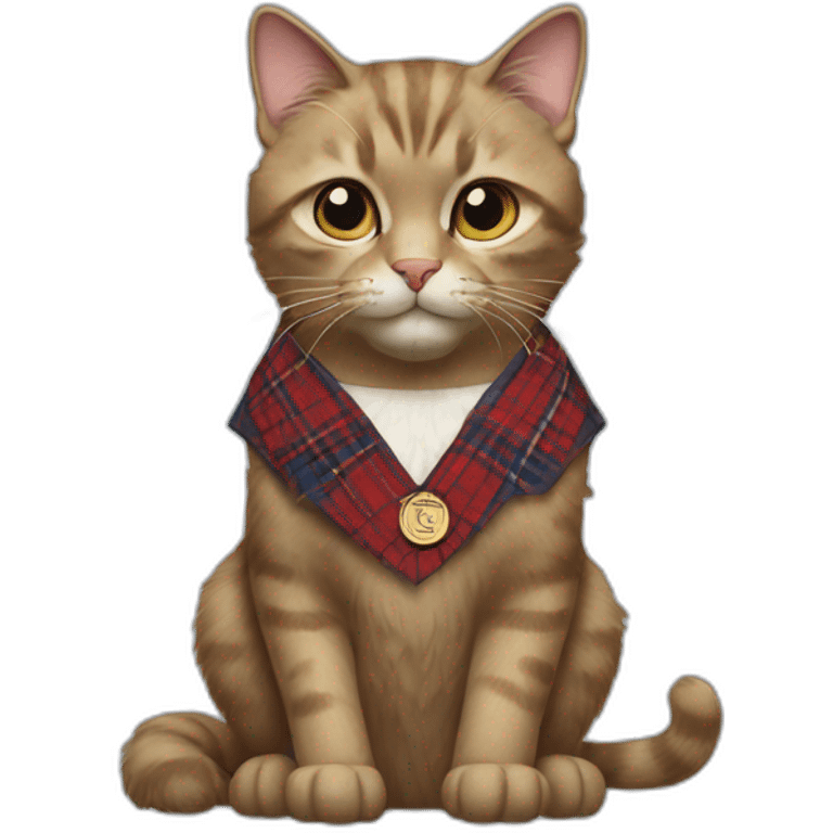 Tommy hilfiger scotish cat emoji