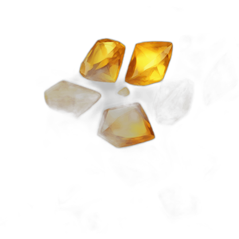 Perfect Citrine gem emoji