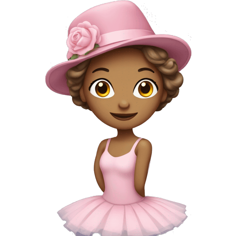 ballerina with hat emoji