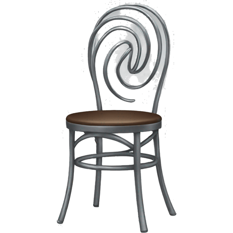 metal spiral chair emoji