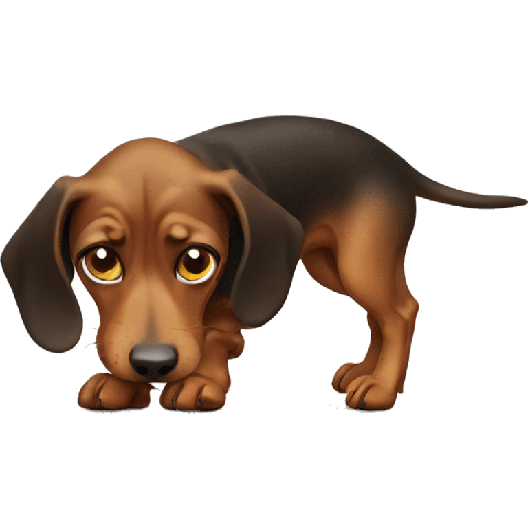 Bad dachshund  emoji