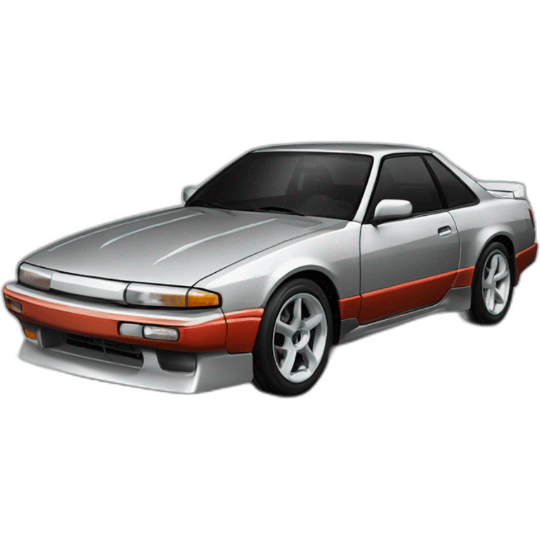 Nissan Silvia S13 left view emoji