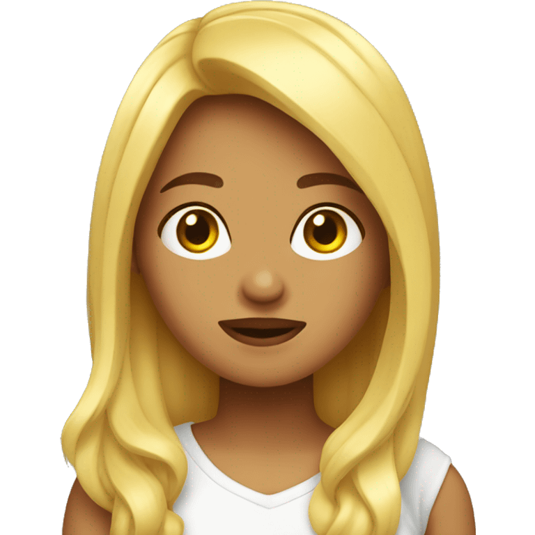 Chica rubia  emoji