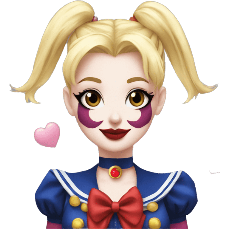 Sailor moon harley quinn  emoji