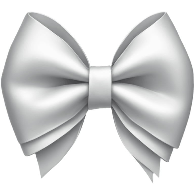 White bow emoji