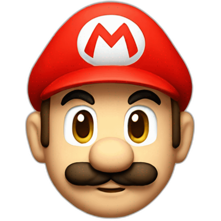 Mario Head emoji