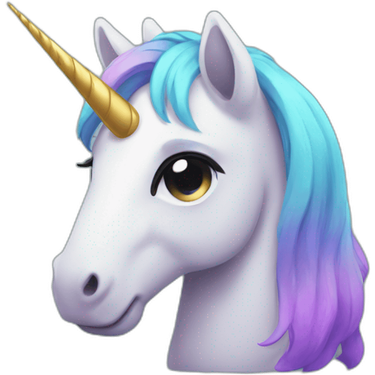 Sad unicorne emoji