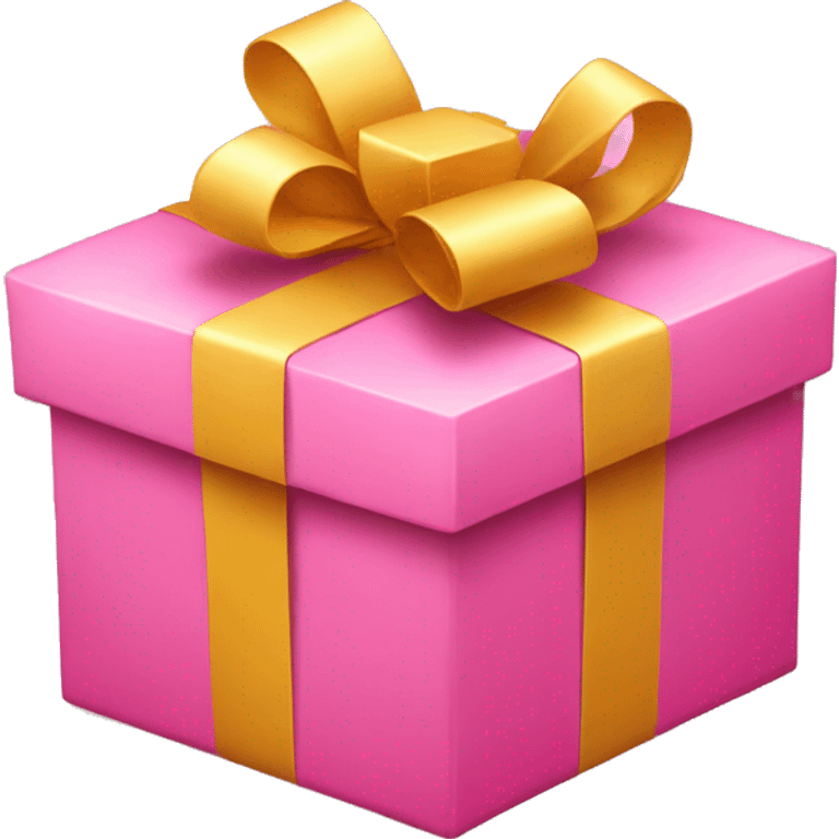 pink gift box emoji