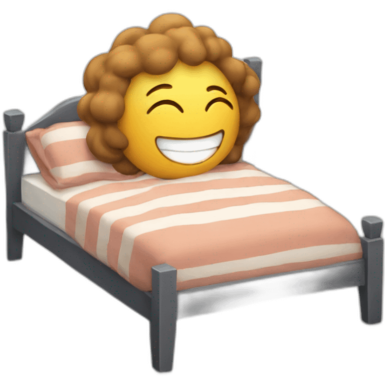 Happy-bed emoji