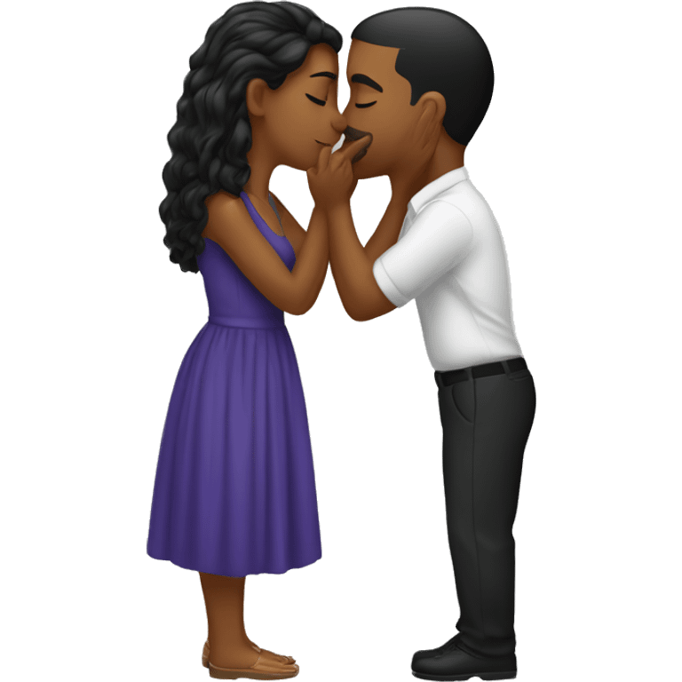 puertorican couple kissing  emoji