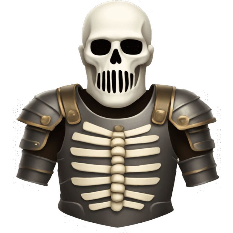 torso armor with bones emoji