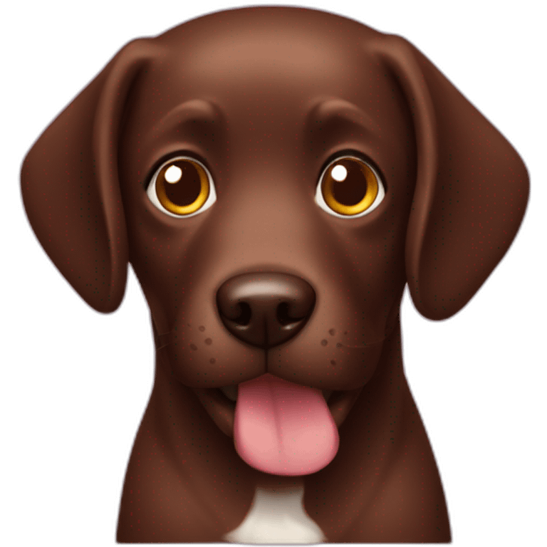 chocolate dog emoji