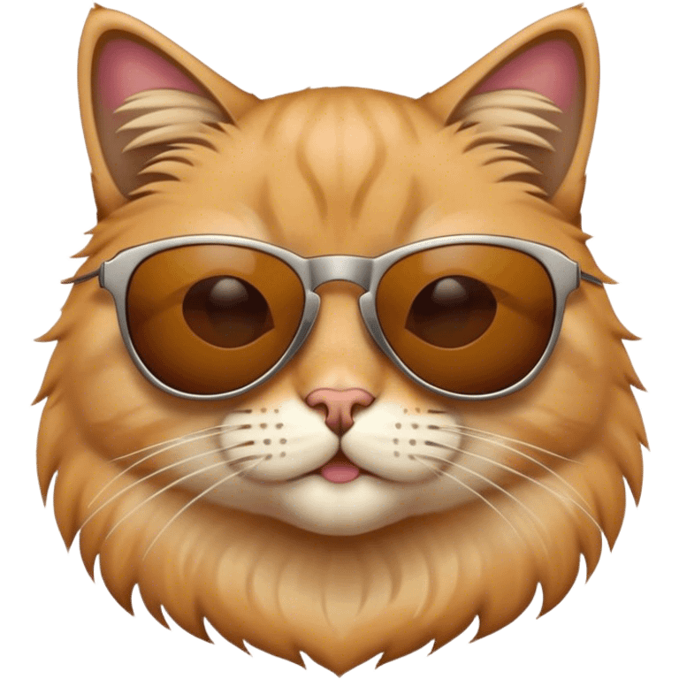 Cat wearing sunglasses emoji