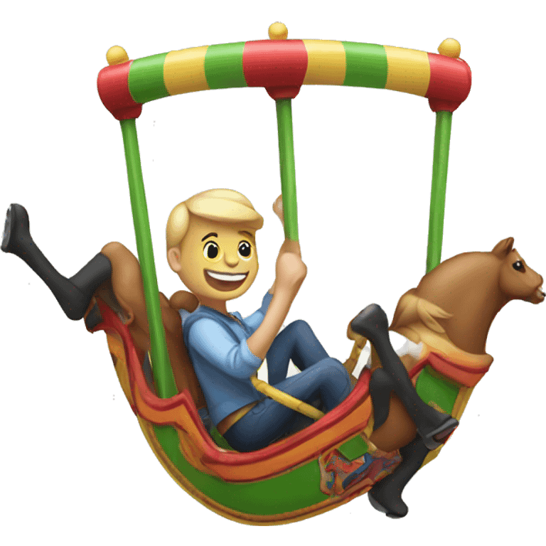 Fair ride swinging  emoji