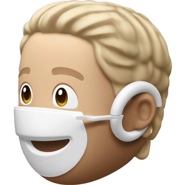 Apple AirPods Max, beige emoji