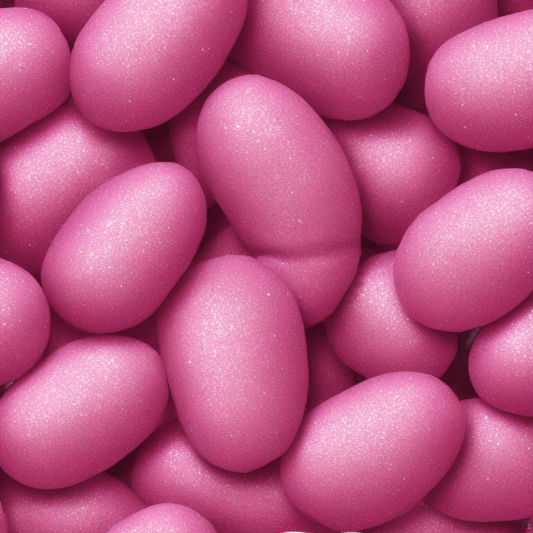 Pink potato with glitter  emoji