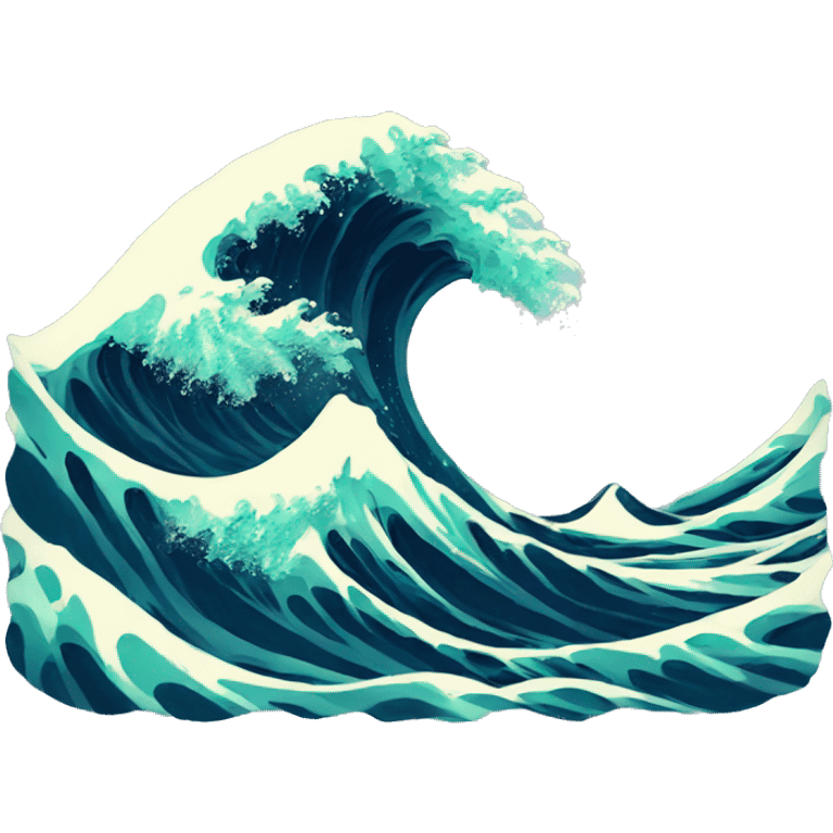 wave emoji