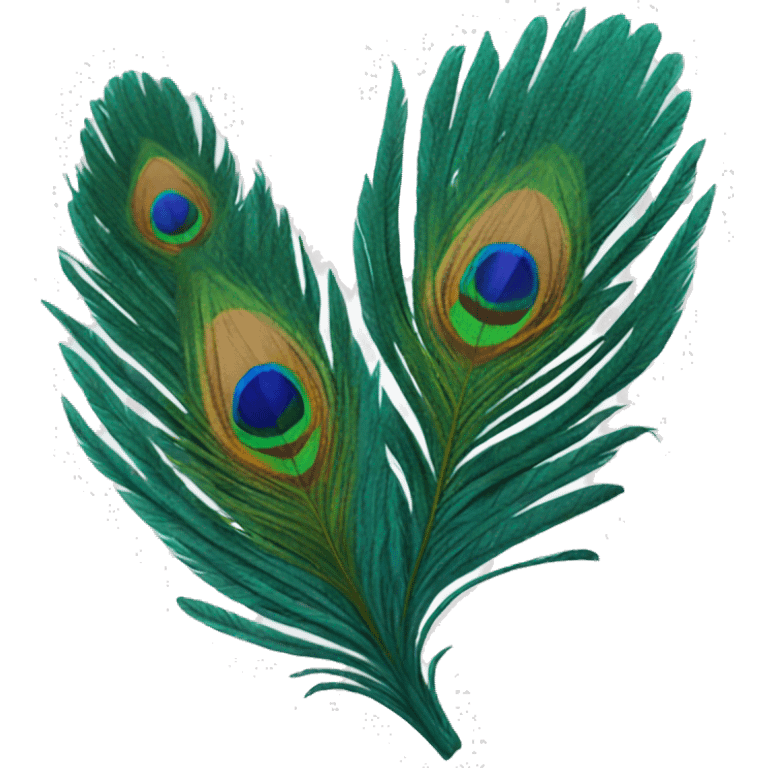 peacock feather emoji