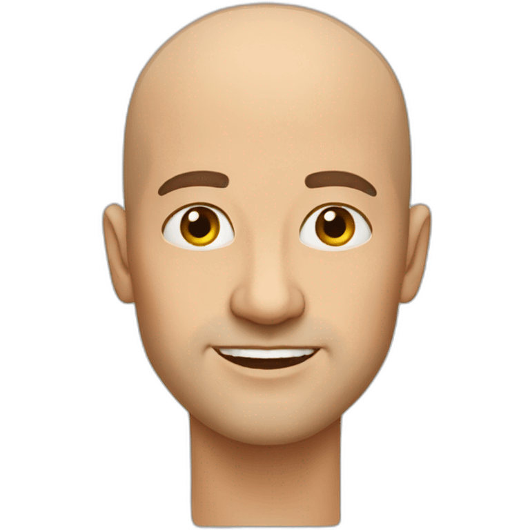 bald man emoji