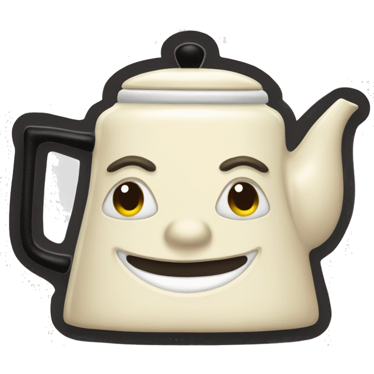 Crème teapot “SMEG” emoji