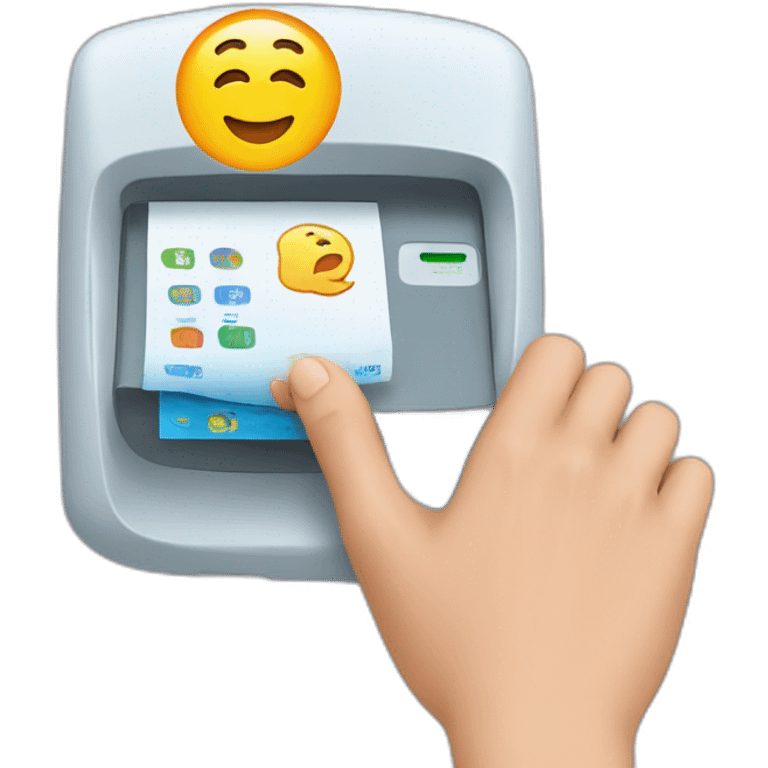 contactless touch emoji