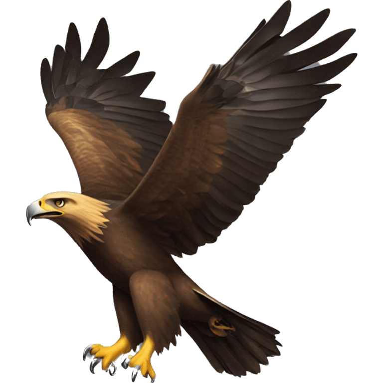 flying golden eagle emoji