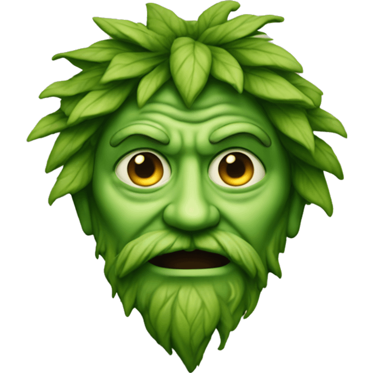 ominious green man emoji