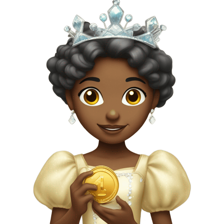 Pretty black princess got a little penny  emoji