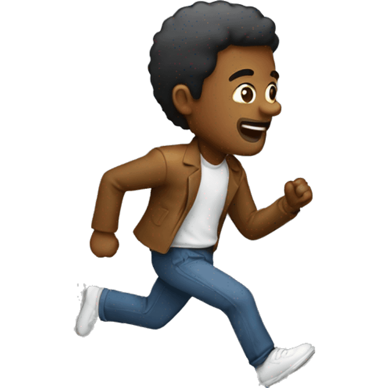 someone man ran to he's future emoji