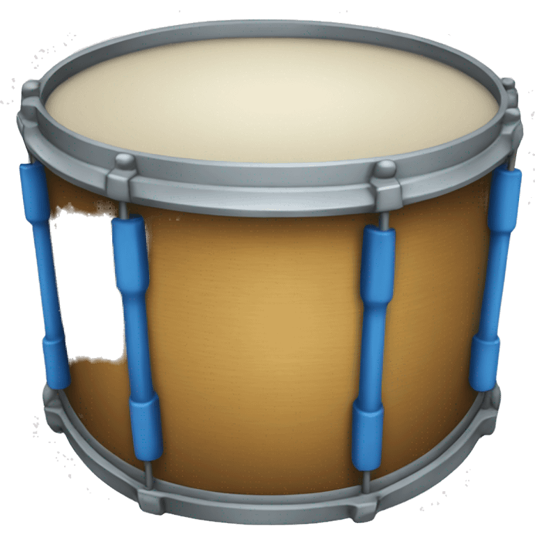 a blue drum emoji